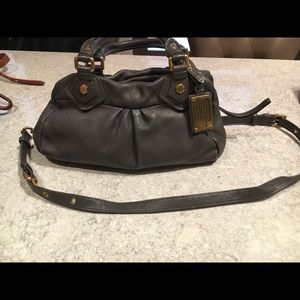 Marc Jacobs grey handbag with shoulder strap